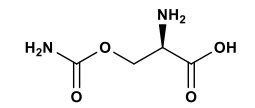 O-carbamyl-D-serine (Inhibitor of bacterial cell wall synthesis)