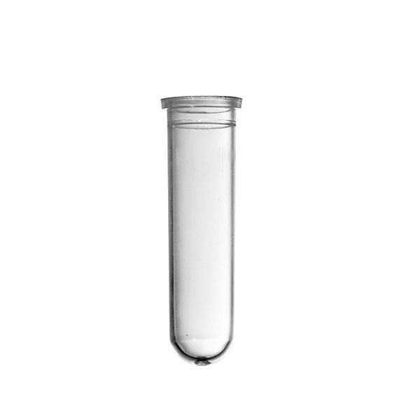 Receiver Tube, 2.0mL, round bottom, without cap, natural color, 500/pk,