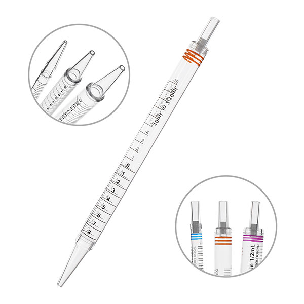 Short Serological Pipettes, 10mL, Orange Coded, Sterile, Individually Wrapped,diagnocine