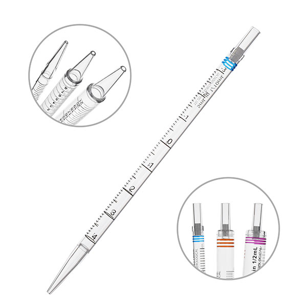 Short Serological Pipettes, 5mL, Individually Wrapped, diagnocine