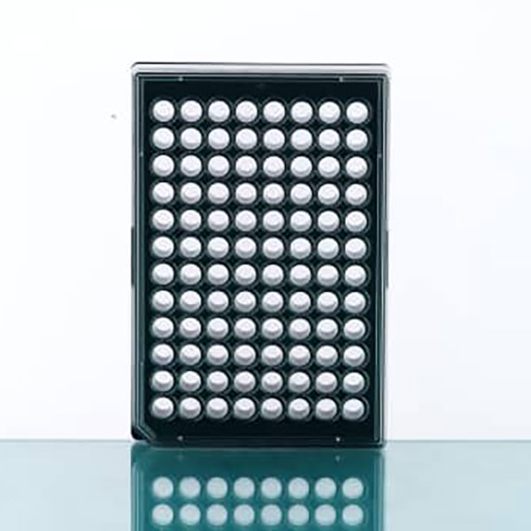 Cell Culture Plate,96 Wells, White Frame, Clear Ps Bottom, TC, Sterile,Blister Package, diagnocine