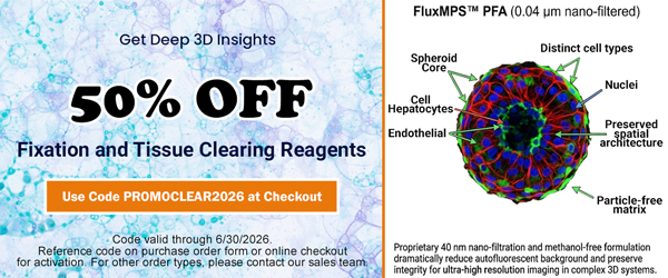 Fixation and Tissue Clearing Reagents: Artifact-Free, Deep Transparency, and Smooth Workflow