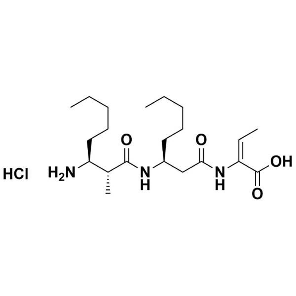 Skeletal formula (chemical structure) of Dioctatin A (Hydrochloride)